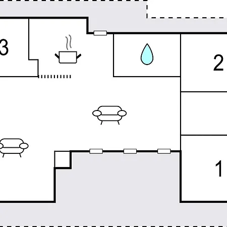 Дом отдыха Three-bedroom In *